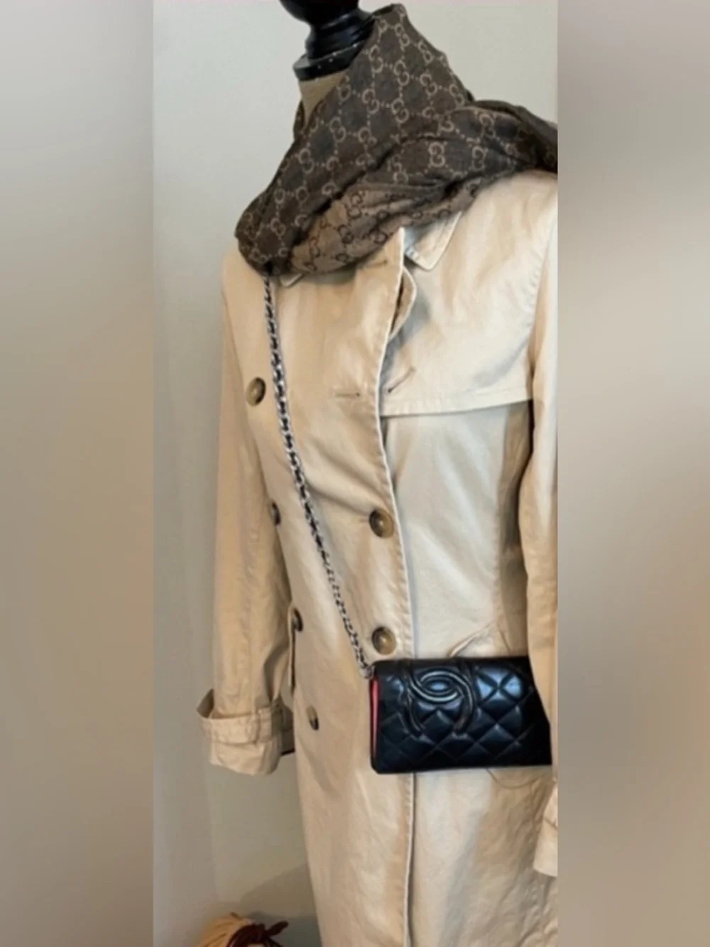 Chanel CAMBON Bifold wallet with Crossbody/Top Handle Chain